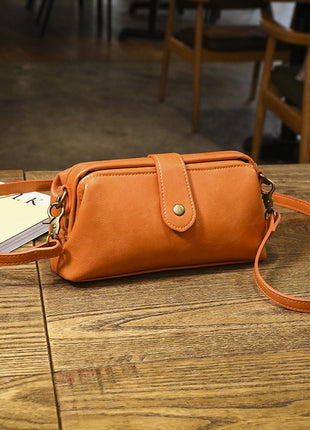 Korean Soft Leather Medium crossbody Handbag