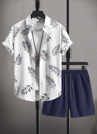 New Style Shirt Shorts 3D Printed Two-piece Set