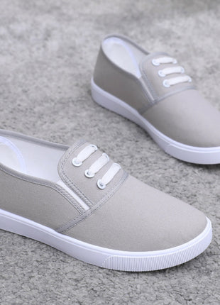 Slip-on Canvas Shoes Flat Women