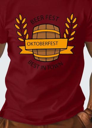 3D Digital Printed Casual Round Neck Short Sleeved Shirt