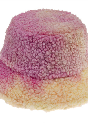 Autumn And Winter Thickening Tie-dye Bucket Hat