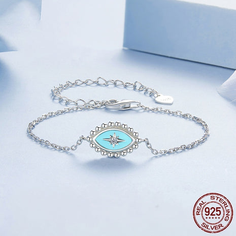 Eight-pointed Stars Sterling Silver Bracelet