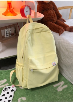 Cute Candy-colored High School Simple Large-capacity Backpack