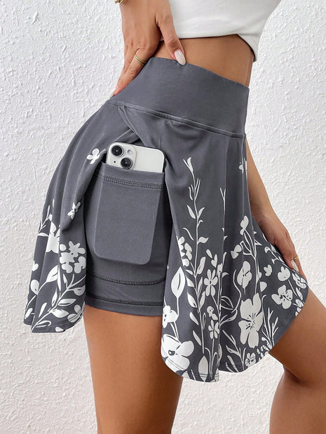 Minimalist Flower with Pockets Shorts
