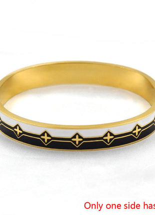 Stainless Steel and Enamel Bangles