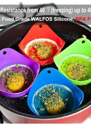 Silicone Non-Stick Egg Poacher