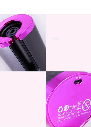 Effortless Curls Anywhere – Wireless, Fast & Beautiful in Minutes!