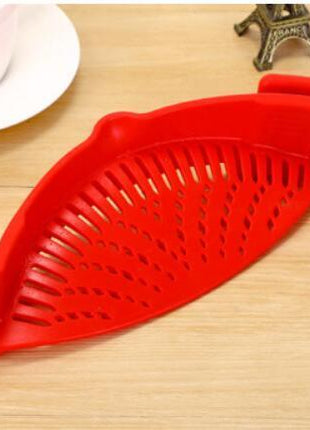 Clip-On Silicone Strainer Funnel