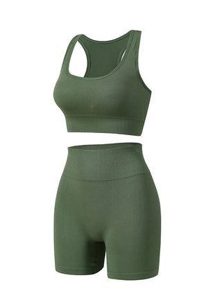 Wireless Bra and Shorts Sport Set
