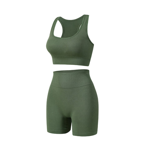 Wireless Bra and Shorts Sport Set