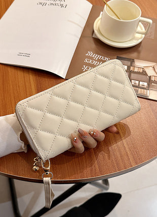 Rhombus Long Zip Purse