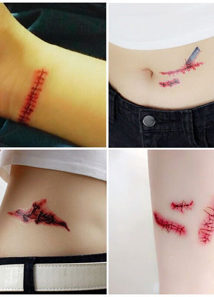 Halloween Tattoo Stickers 30 Pcs