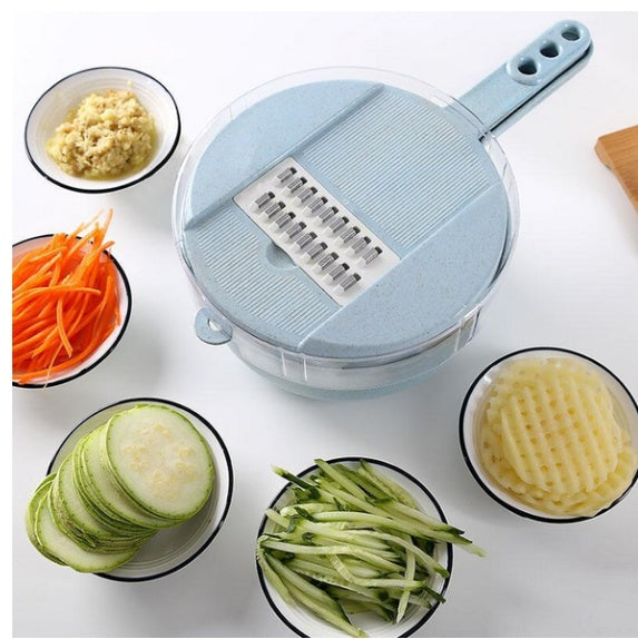 8 In 1 Multipurpose Slicer with Strainer