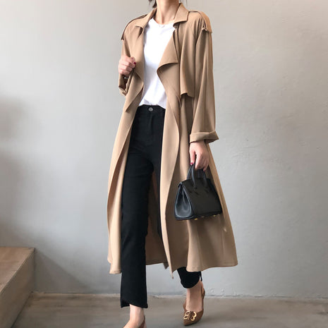 Elegant Long Trench Coat