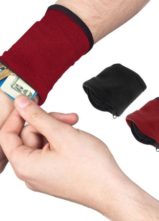 Wrist Wallet Pouch – Hands-Free Fitness Band for Running, Cycling & Travel