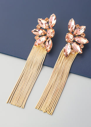 Half Flower Exaggerated Earrings