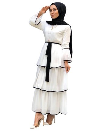 Layers Abaya with Headscarf