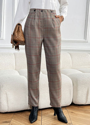 Houndstooth Feet Ladies Suit Pant