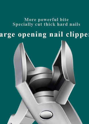 Splash-Resistant Stainless Steel Nail Clipper Set
