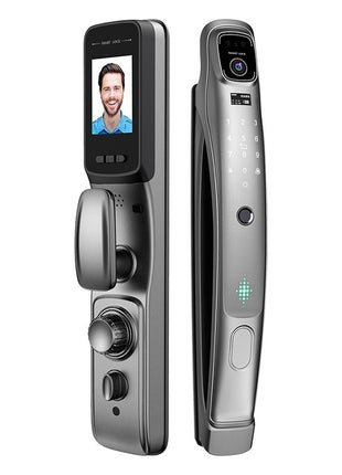 Intelligent Fingerprint Face Recognition Visual Intercom Door Lock