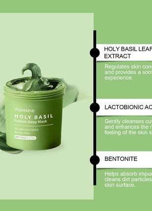 Viareline Holy Basil Bubble Deep Mask