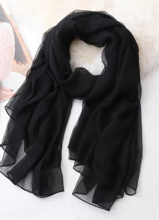 Long shawl beige scarf