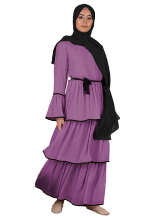 Layers Abaya with Headscarf