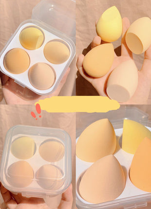 Makeup Sponge Egg with Box Set of 4
