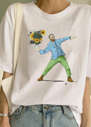 Van Gogh oil T-shirt