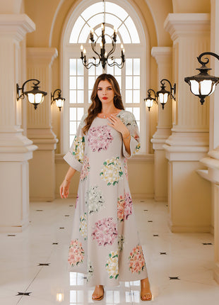 Elegant Flower Beaded Dress