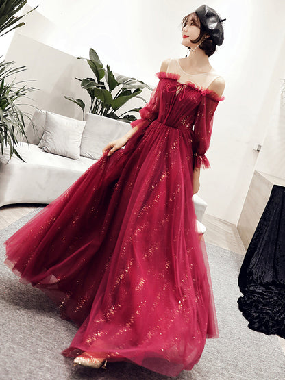 Red Toast Evening Dress