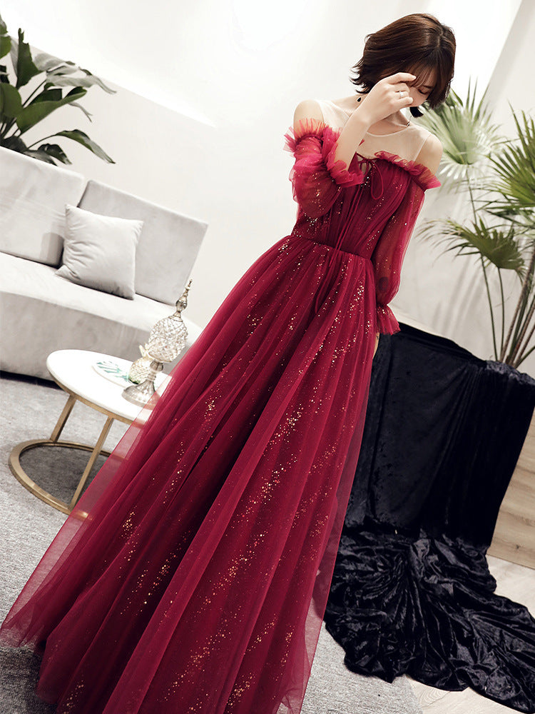 Red Toast Evening Dress