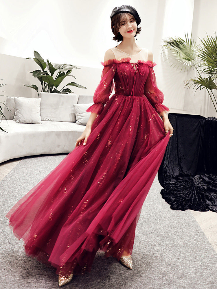 Red Toast Evening Dress