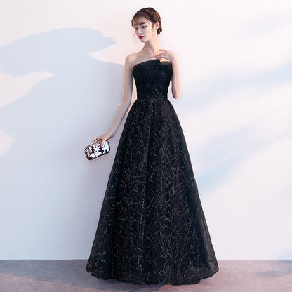 Strapless Long Evening Dress