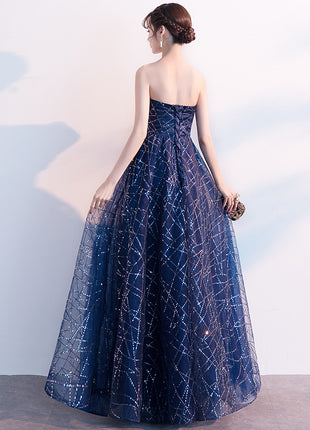 Strapless Long Evening Dress