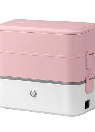 Double-layer Pluggable Portable Heated Lunch Box