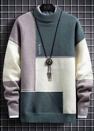Men's Fashion Loose Fitting Knit Sweater