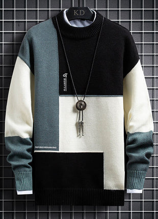 Men's Fashion Loose Fitting Knit Sweater