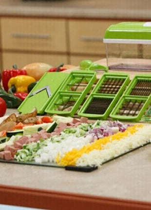 Set of 12 PCS Multifunctional Chopper, Grater, Slicer & Dicer Cutter