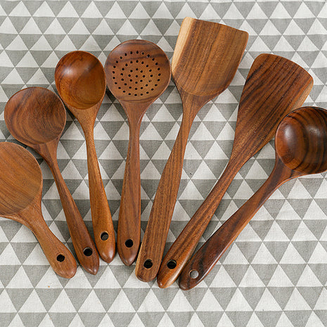 Solid Wood Spatula Non-Stick