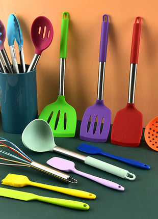 Set of 14 Silicone Cooking Kitchenware