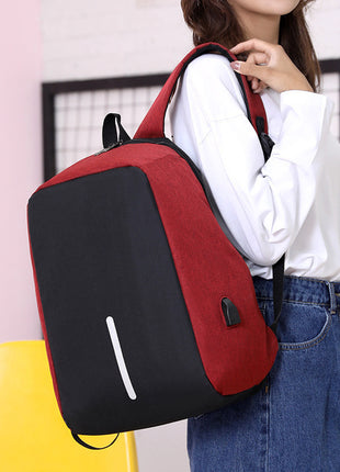 New Casual Backpack Anti-Theft Multi-Function USB Outlet