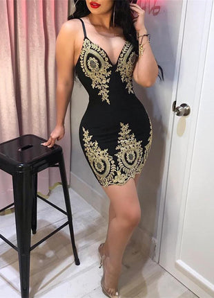 Suspender Party Dress