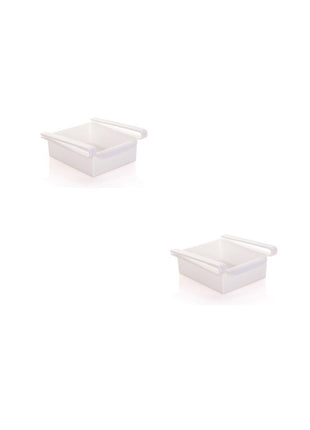 Hanging Plastic Refrigerator Clapboard Storage Rack Kitchen Supplies