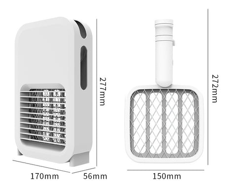 2in1 Efficient Mosquito Killer Lamp & Racket USB