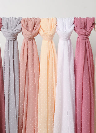 Thick Chiffon Long Scarf