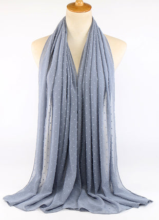 Thick Chiffon Long Scarf