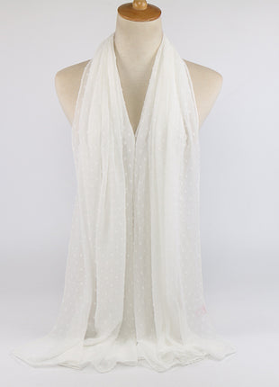 Thick Chiffon Long Scarf