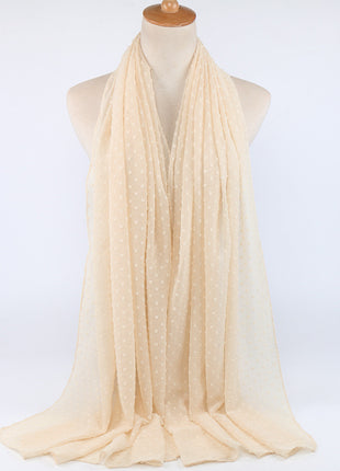 Thick Chiffon Long Scarf