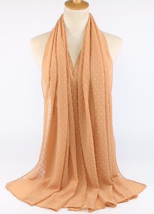 Thick Chiffon Long Scarf